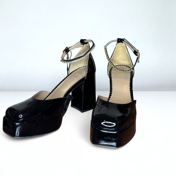 NWT Maje D’Orsay Patent Leather Pumps - Picture 9 of 10